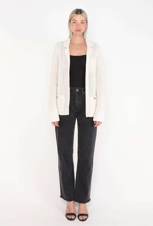Chanel La Pausa Open-Knit Cardigan, Resort 2019 - 4