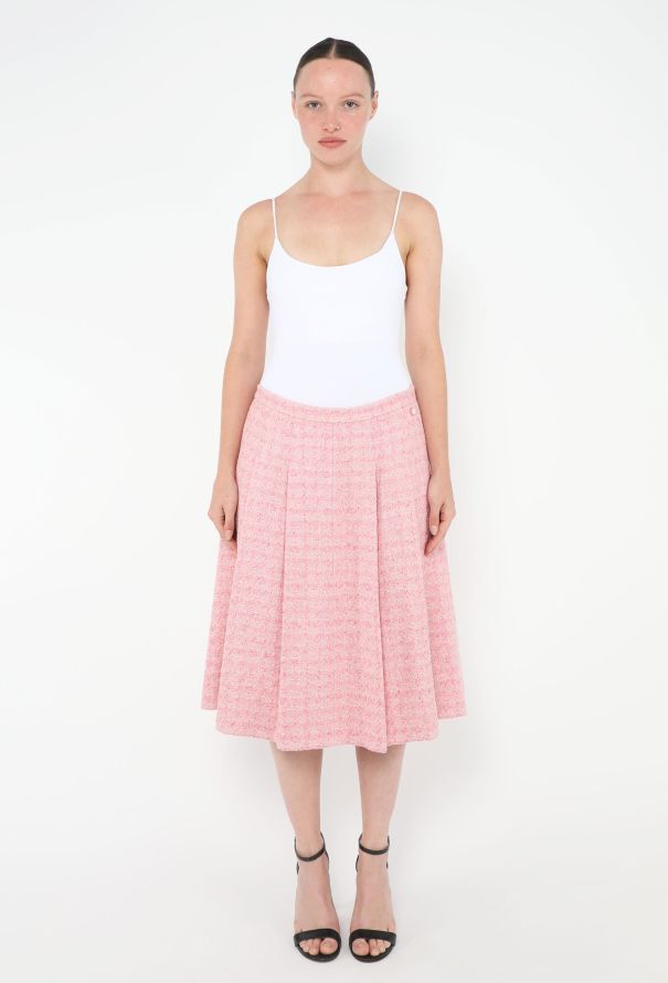 Chanel Resort 2019 'La Pausa' Silk Tweed Ensemble - 6