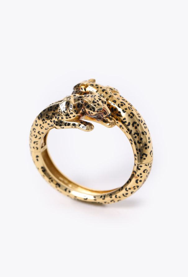Cartier ICONIC 18K Yellow Gold Double Panthère Bangle - 1