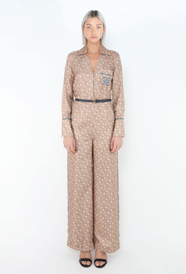 Fendi Resort 2020 Monogram Belted Jumpsuit - 1