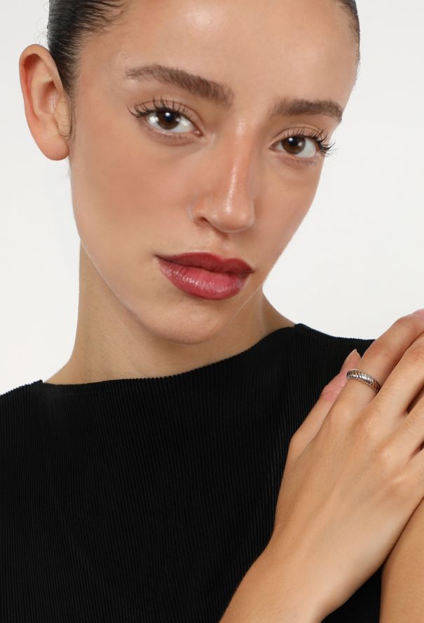 Boucheron 18K Grey Gold Torsadé Ring - 2 Boucheron 18K Grey Gold Torsadé Ring - 2