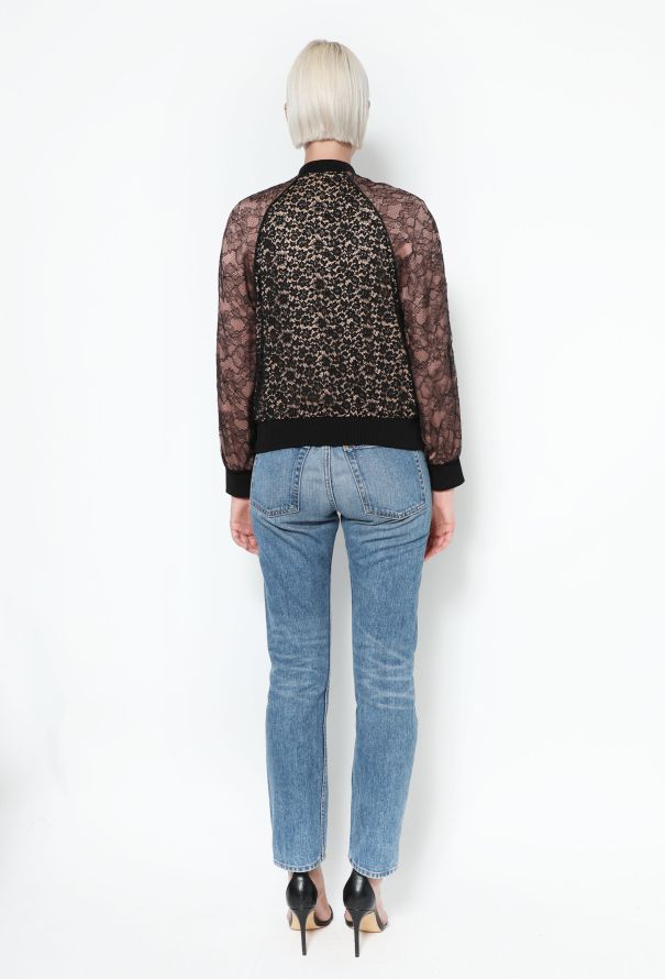 Resort 2015 Lace Bomber Jacket Authentic Vintage ReSee