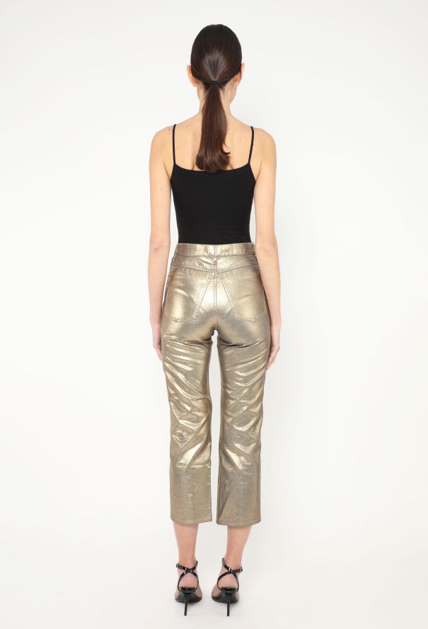 Chanel Pre-Fall 2019 Paris-New York Metallic Pants - 5