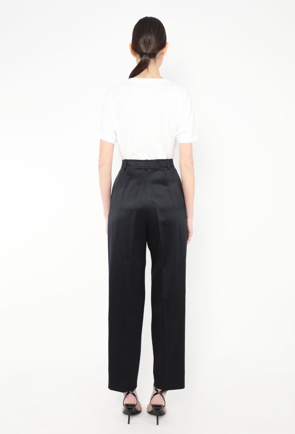 Saint Laurent Vintage Tailored Charmeuse Suit - 7