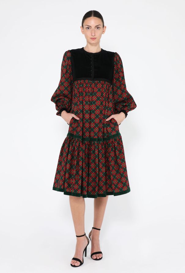 Saint Laurent Russian Velvet Dress, F/W 1977 - 4