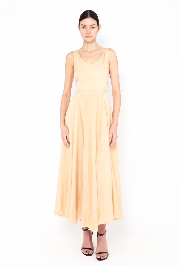 The Row Charmeuse Scoop-Neck Dress - 3 The Row Charmeuse Scoop-Neck Dress - 3
