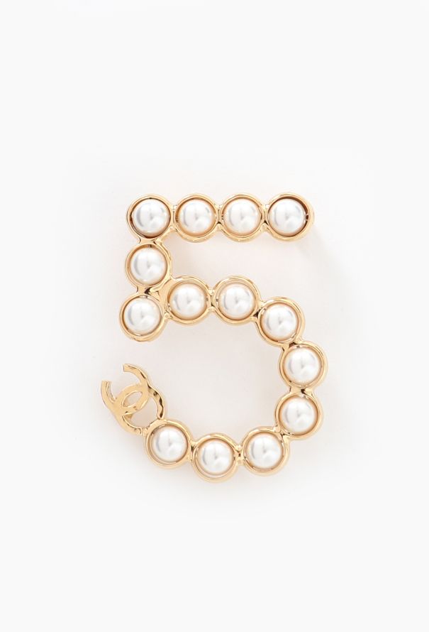 Chanel 2024 Pearl N°5 Brooch - 1