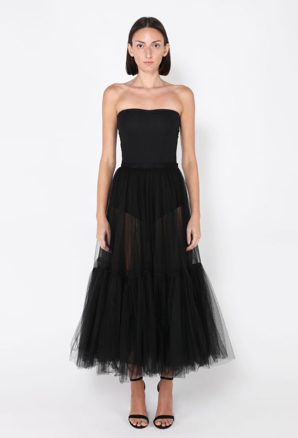 Dior Sheer Tulle Overskirt, Resort 2019 - 1
