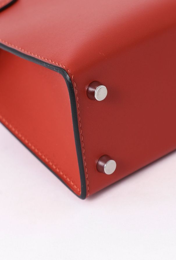 Hermès Red Swift Mini Kelly II Sellier - 9 Hermès Red Swift Mini Kelly II Sellier - 9