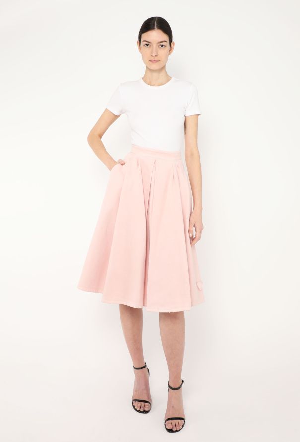 Prada Resort 2020 Denim Skirt Ensemble - 3 Prada Resort 2020 Denim Skirt Ensemble - 3