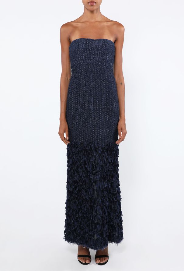 Giorgio Armani Woven Silk Strapless Gown, S/S 2011 - 5