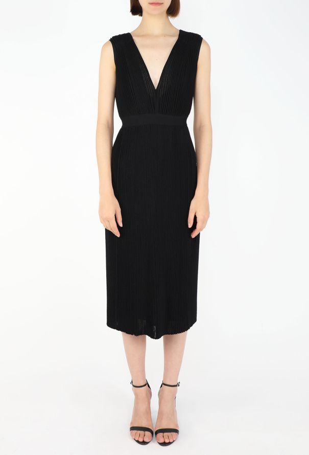 Dior F/W 2020 Pleated Silk Dress - 3