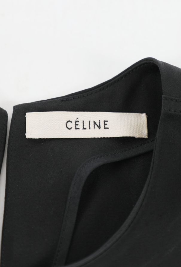 Céline Silk Crêpe Crewneck Blouse - 5