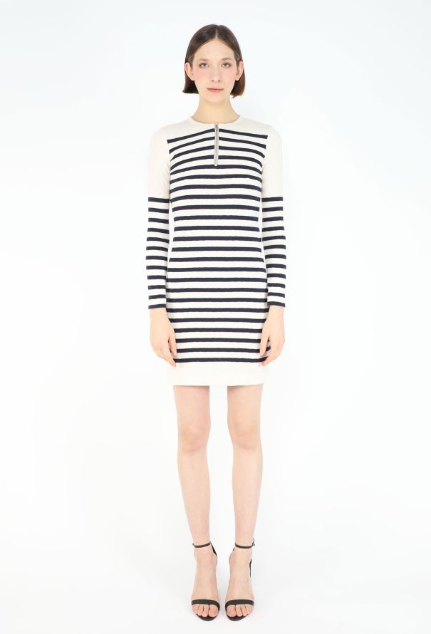 Céline 2010 Marinière Zipper Dress - 3