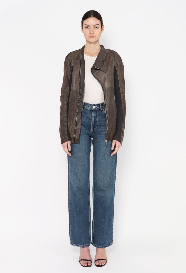 Rick Owens 2005 Leather Biker Jacket - 3 Rick Owens 2005 Leather Biker Jacket - 3