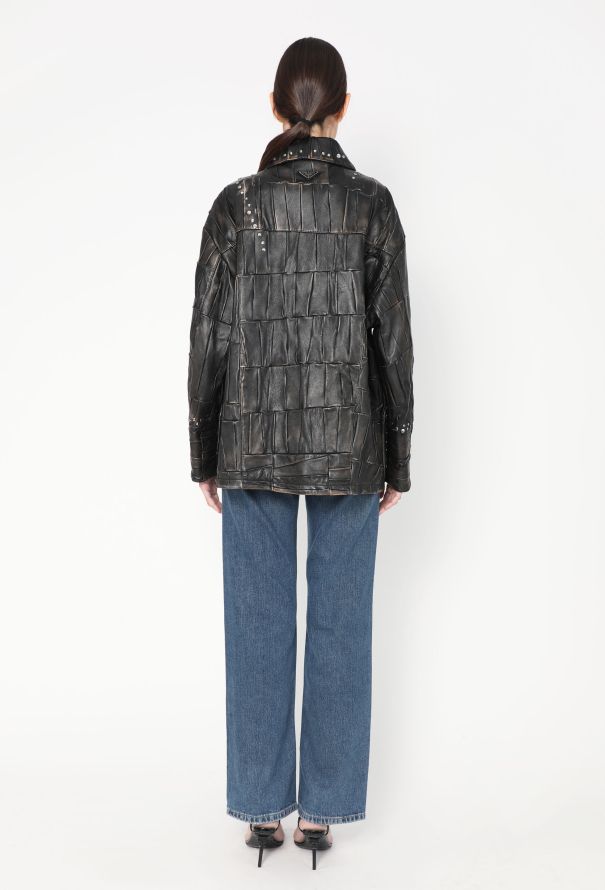 Prada S/S 2024 Studded Leather Jacket - 6 Prada S/S 2024 Studded Leather Jacket - 6