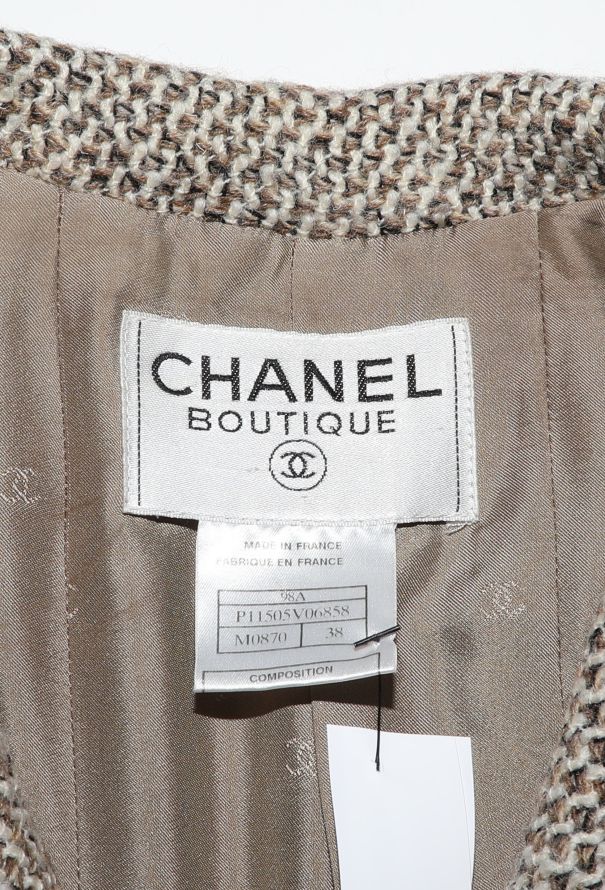 Chanel F/W 1998 Tweed Pocket Jacket - 8