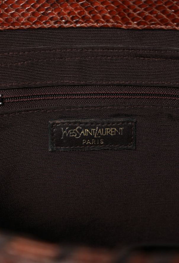 Saint Laurent Vintage Python Tote Bag - 12