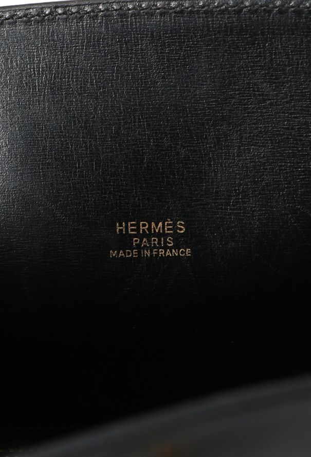 Hermès Rare Vintage Black Box Kelly Sport GM - 11