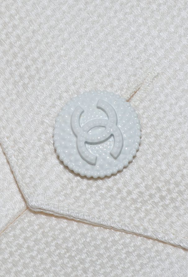 Chanel Piqué 'CC' Silk Dress - 9