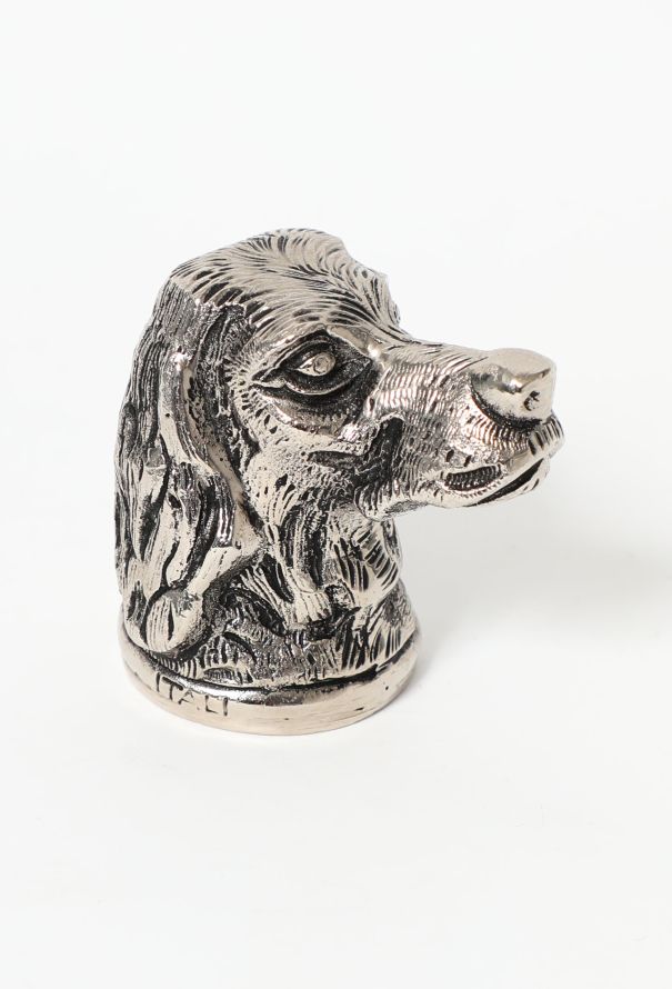 Gucci Vintage Silver Dog Bottle Opener - 1