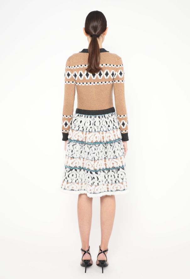 Chanel F/W 2019 Cashmere Gripoix Knit Dress - 5