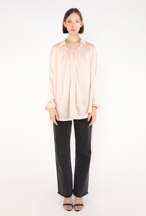 Ann Demeulemeester Corduroy Vest & Blouse Ensemble, 1990s - 2