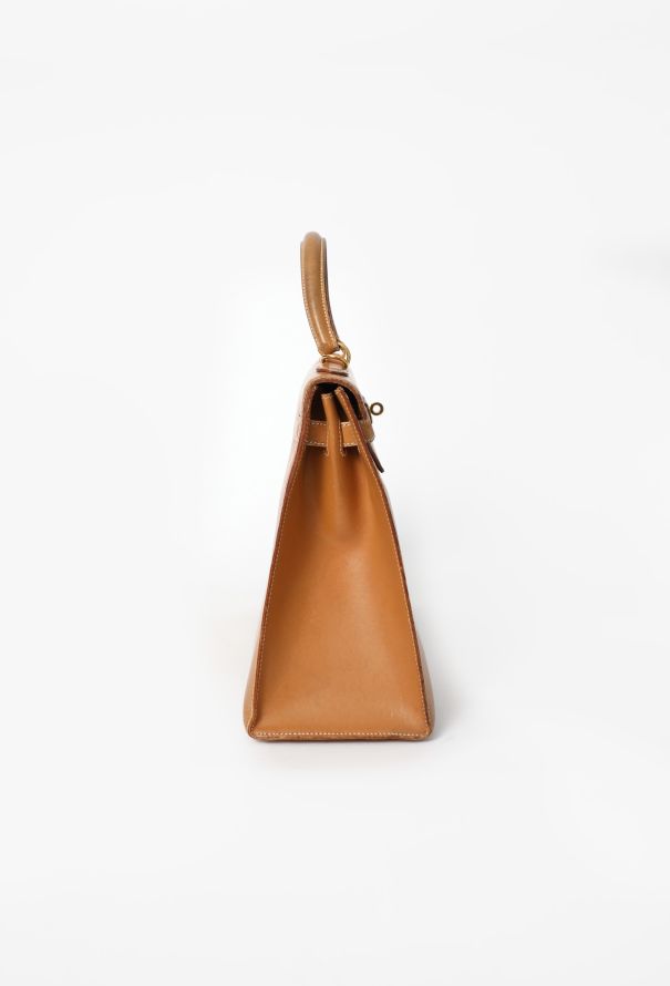 Hermès Vintage Gold Box Kelly Sellier 35 - 8