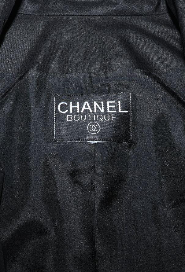 Chanel '90s Bicolor Belted Trench Coat - 8