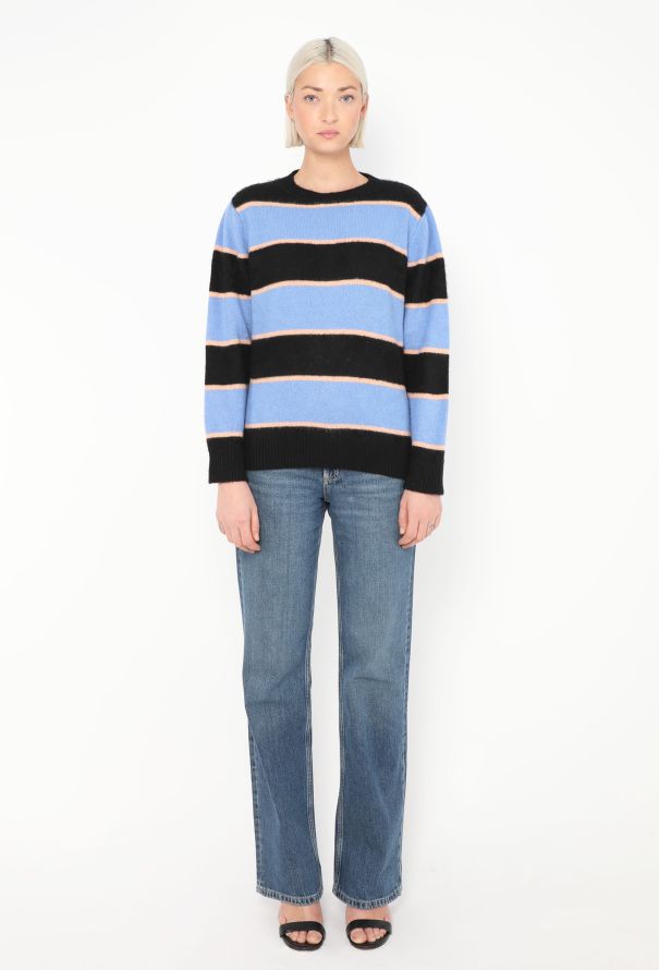The Elder Statesman Cashmere Sweater Tricolor - 2 The Elder Statesman Cashmere Sweater Tricolor - 2