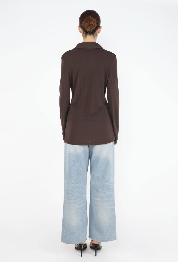 Gucci 1996 V-Neck Jersey Tunic - 4