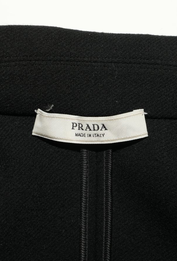 Prada Classic Double-Breasted Peacoat - 5