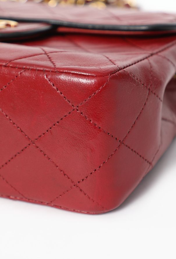 Chanel Mini Square Bicolor Timeless Bag - 10