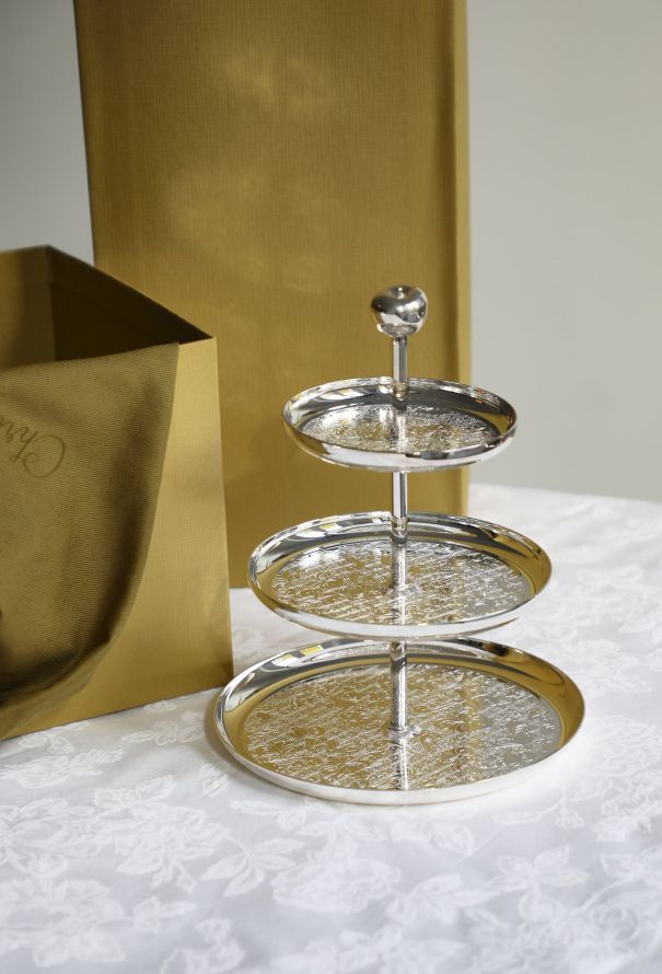 Vintage Objects & Decor Christofle Silver 'Jardin d'Eden' Dessert Tray - 1 Vintage Objects & Decor Christofle Silver 'Jardin d'Eden' Dessert Tray - 1