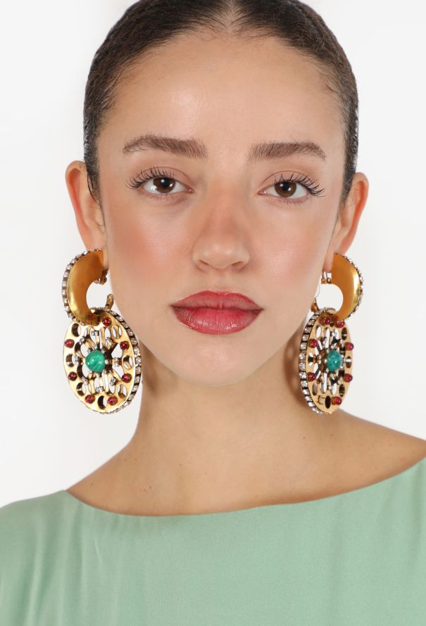 Iradj Moini Disc Earrings & Bracelet Set, 1995 - 3