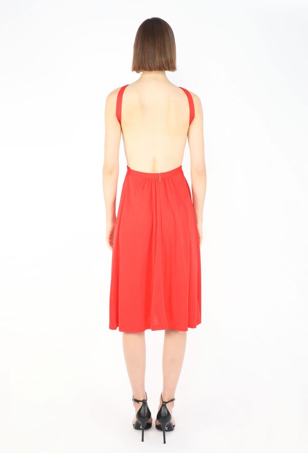 Azzaro '70s Open-Back Halter Dress - 6