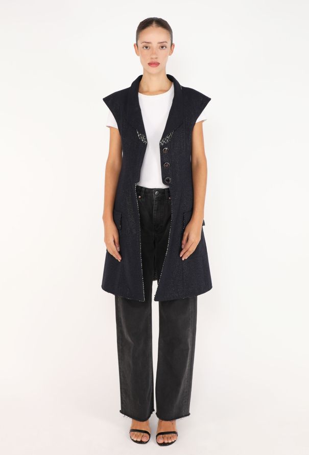 Chanel Tweed-Lined Iridescent Vest, F/W 2012 - 5