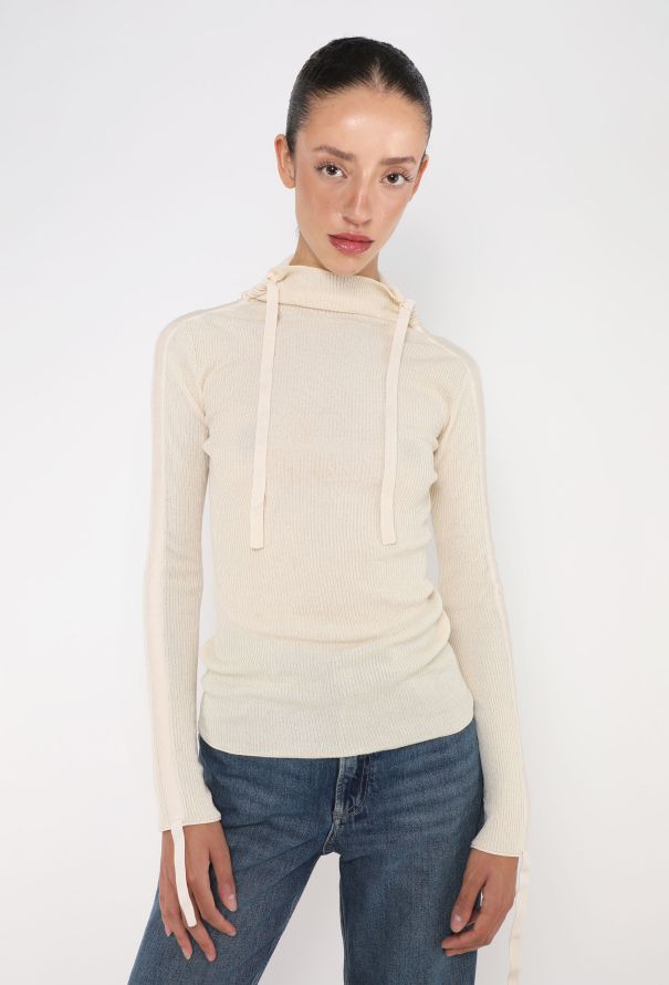 Céline Resort 2015 Grosgrain Ribbed Top - 1