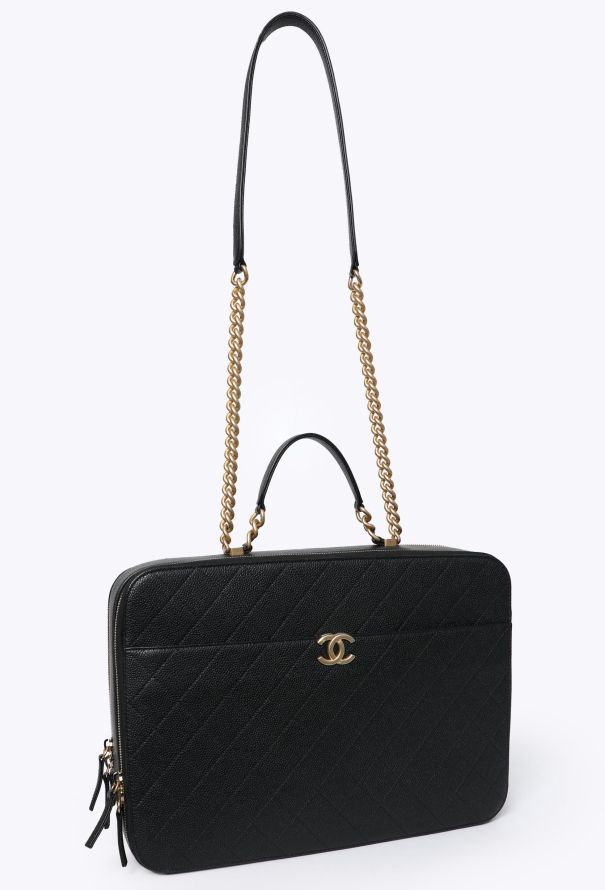 Chanel Caviar Quilted Large Business Briefcase - 2