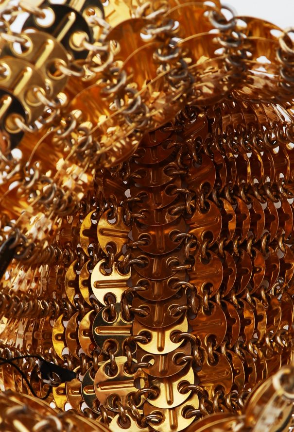 Paco Rabanne '60s Gold Chainmail Disc Shoulder Bag - 10