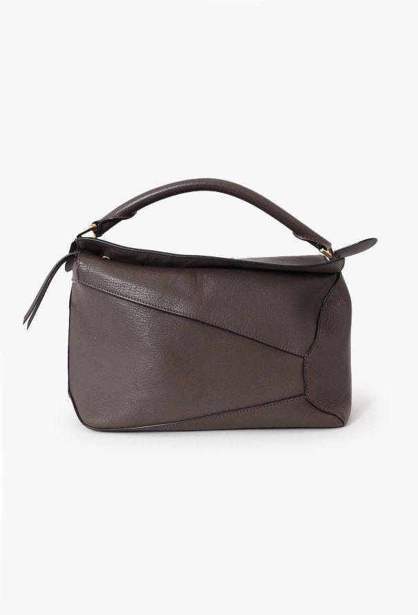 Loewe Brown Medium Puzzle Bag - 1