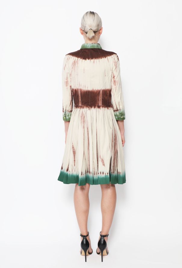 Prada Campaign S/S 2004 Tie-Dye Shirt Dress - 4