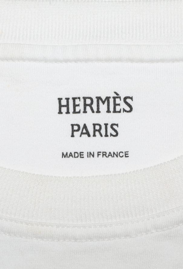 Hermès Cotton Embroidered T-Shirt - 5 Hermès Cotton Embroidered T-Shirt - 5