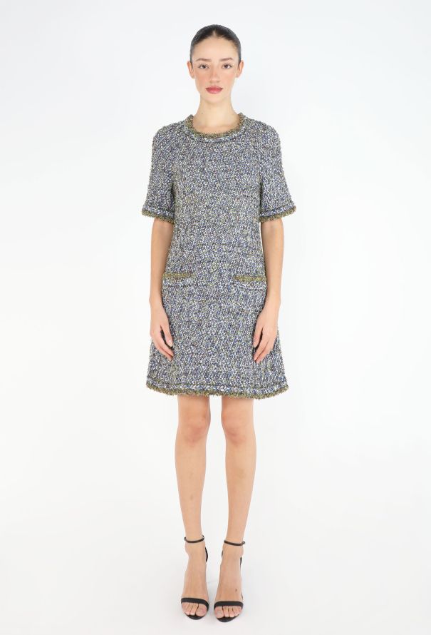 Chanel S/S 2015 Tweed Shift Dress - 3