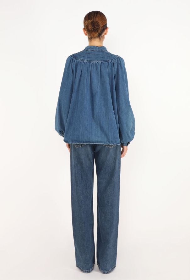 Chloé Denim Smock Tunic, Pre-Fall 2017 - 6
