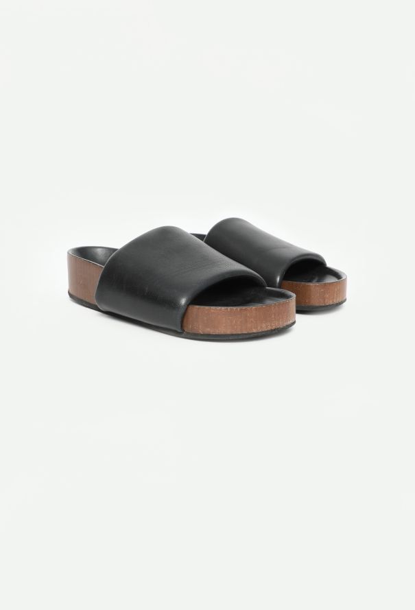 Céline 2014 Platform Wooden Slides - 3 Céline 2014 Platform Wooden Slides - 3