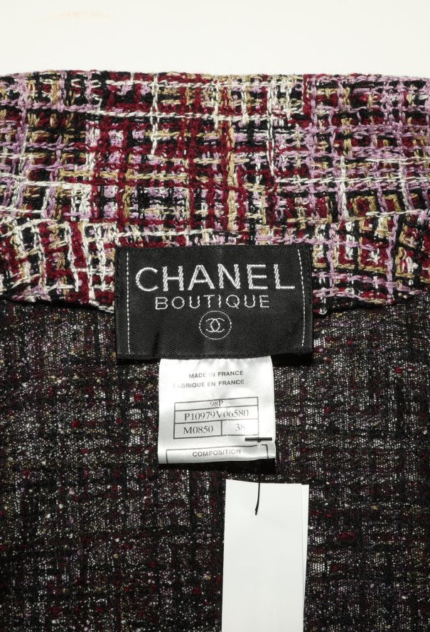 Chanel RARE S/S 1998 Tweed Bodycon Jacket - 7 Chanel RARE S/S 1998 Tweed Bodycon Jacket - 7