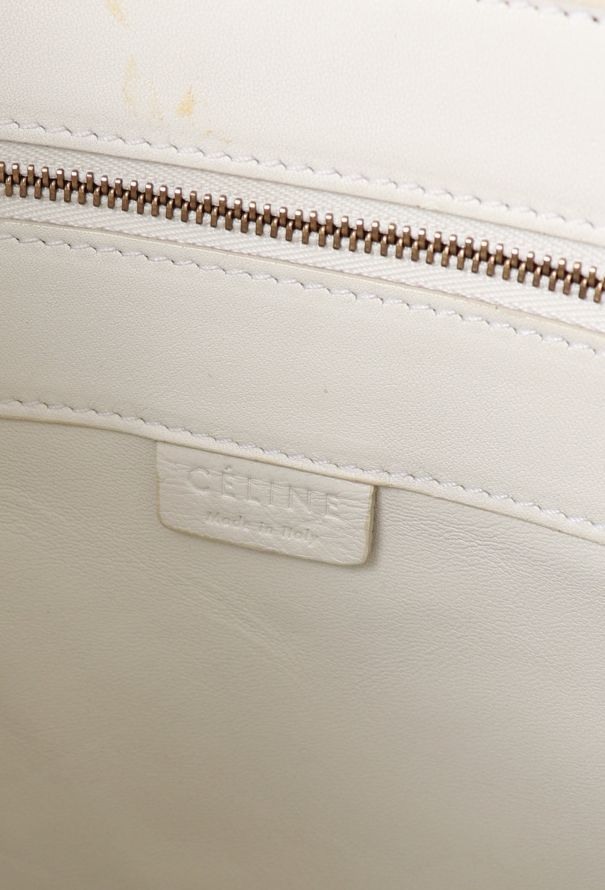 Céline Resort 2012 Fuchsia & White Vertical Tote Bag - 12