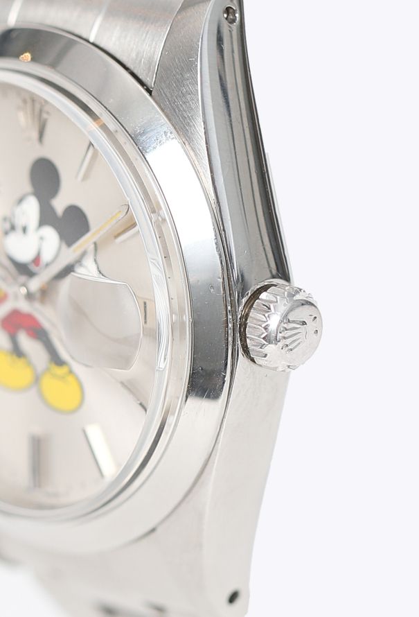 Rolex '70s Steel Mickey Mouse Oyster Prepetual Date Watch - 6