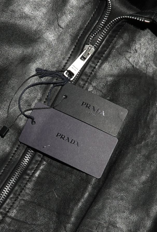 Prada 2023 Calfskin Bomber Jacket - 7 Prada 2023 Calfskin Bomber Jacket - 7